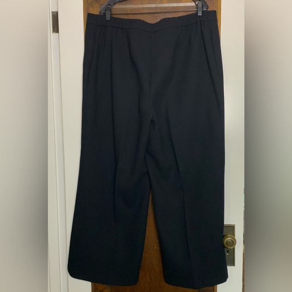 Lafayette 148 Wool Nouveau Crepe Dalton Pant 20W Black Excellent Condition - Picture 5 of 9